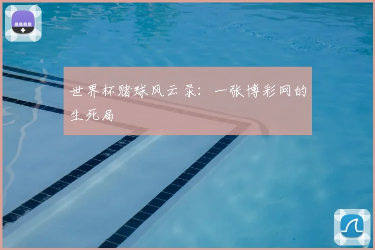 世界杯赌球风云录：一张博彩网的生死局